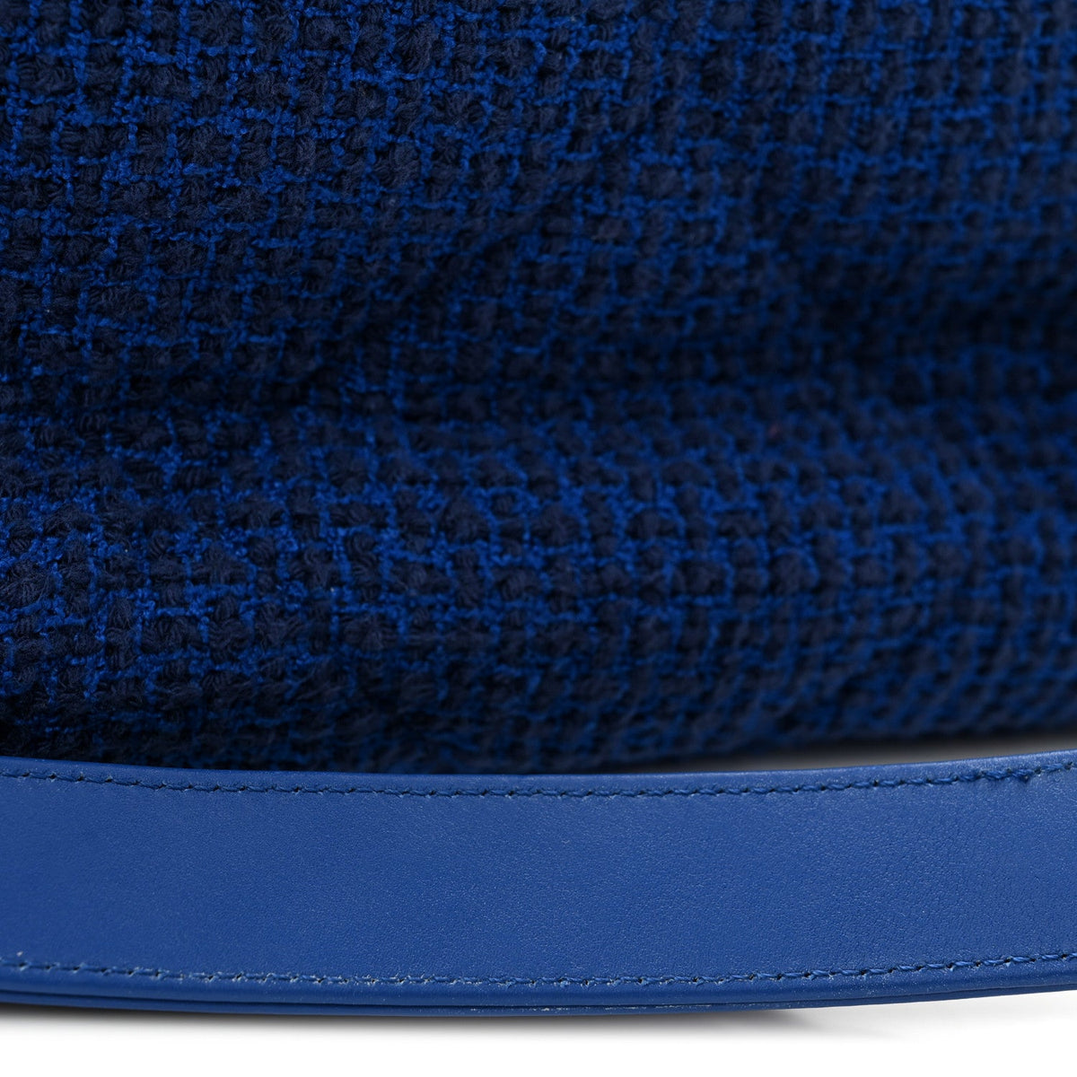 Large Quilted Flap Shoulder Bag - Blue