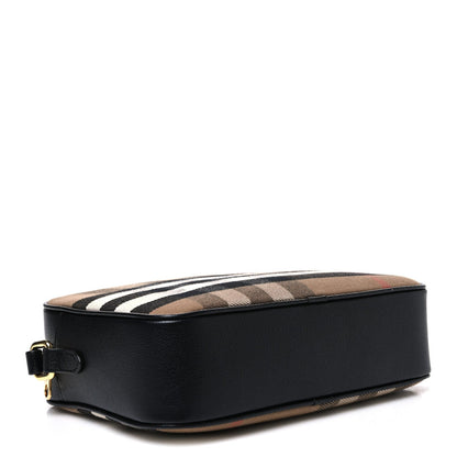 Large Calfskin Crossbody Bag - Black