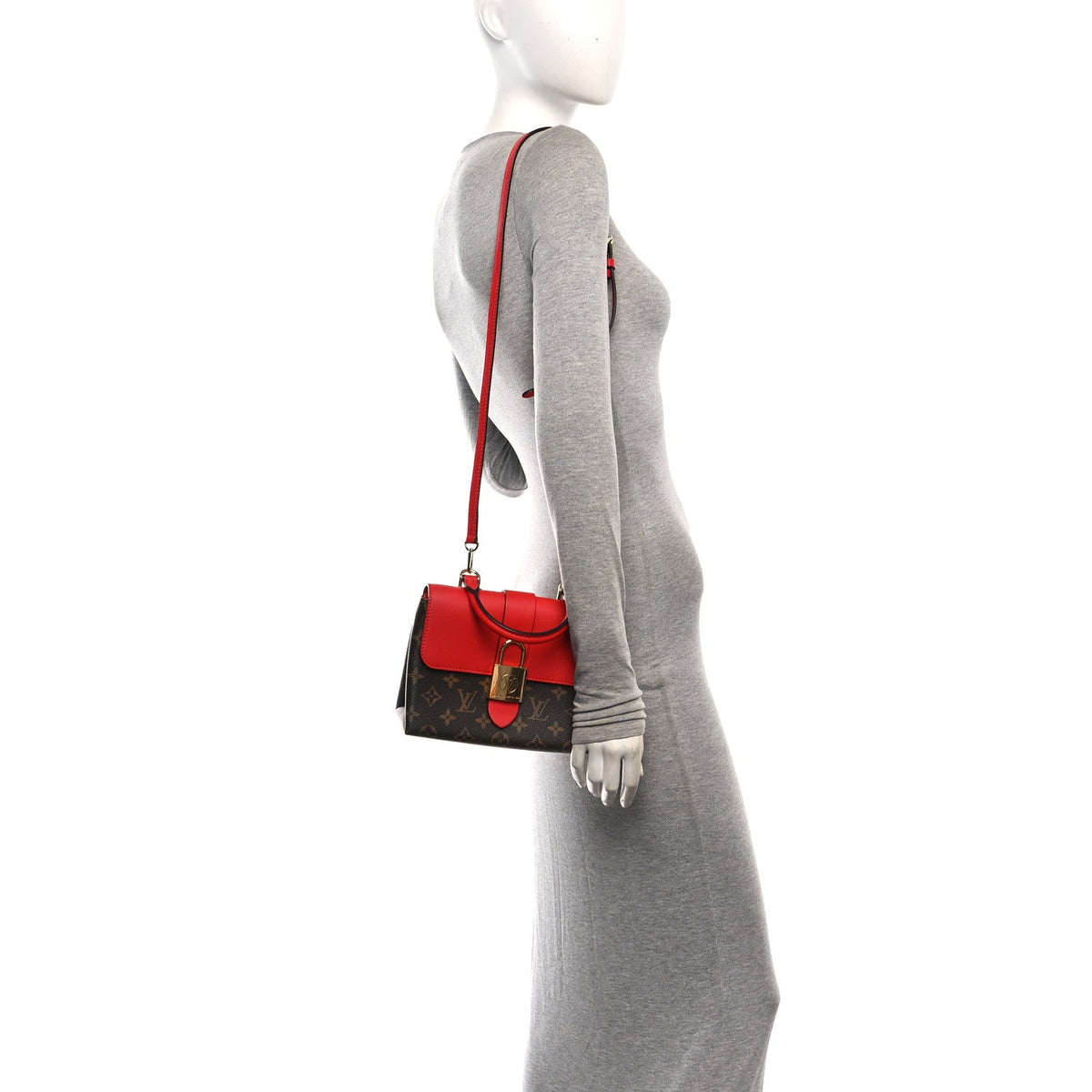 Monogram Locky Bb Coquelicot Handbag