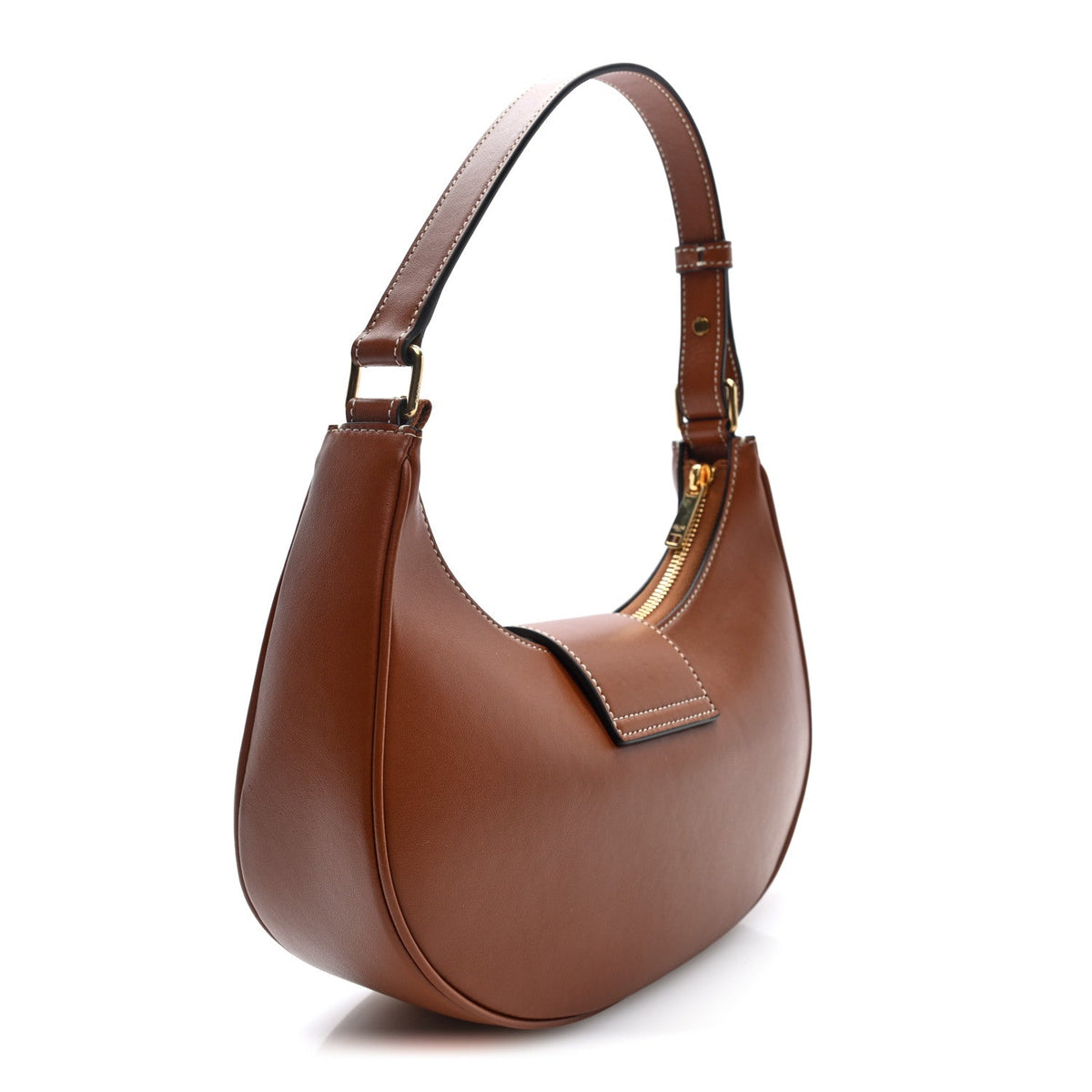 Medium Calfskin Shoulder Bag - Tan