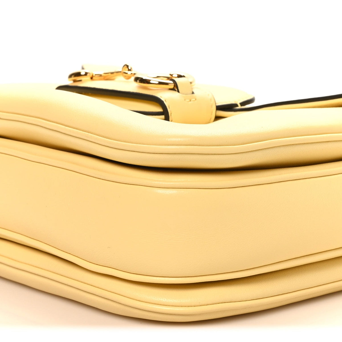 Small Calfskin Shoulder Bag - Yellow