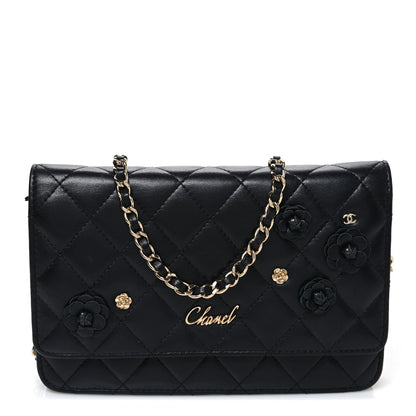 Lambskin Wallet Bag - Black