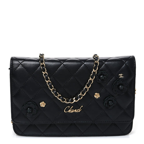 Lambskin Wallet Bag - Black