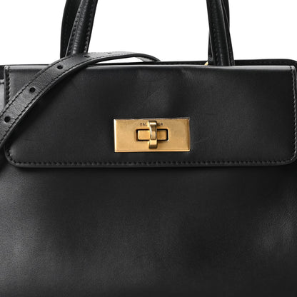 Small Calfskin Tote Bag - Black