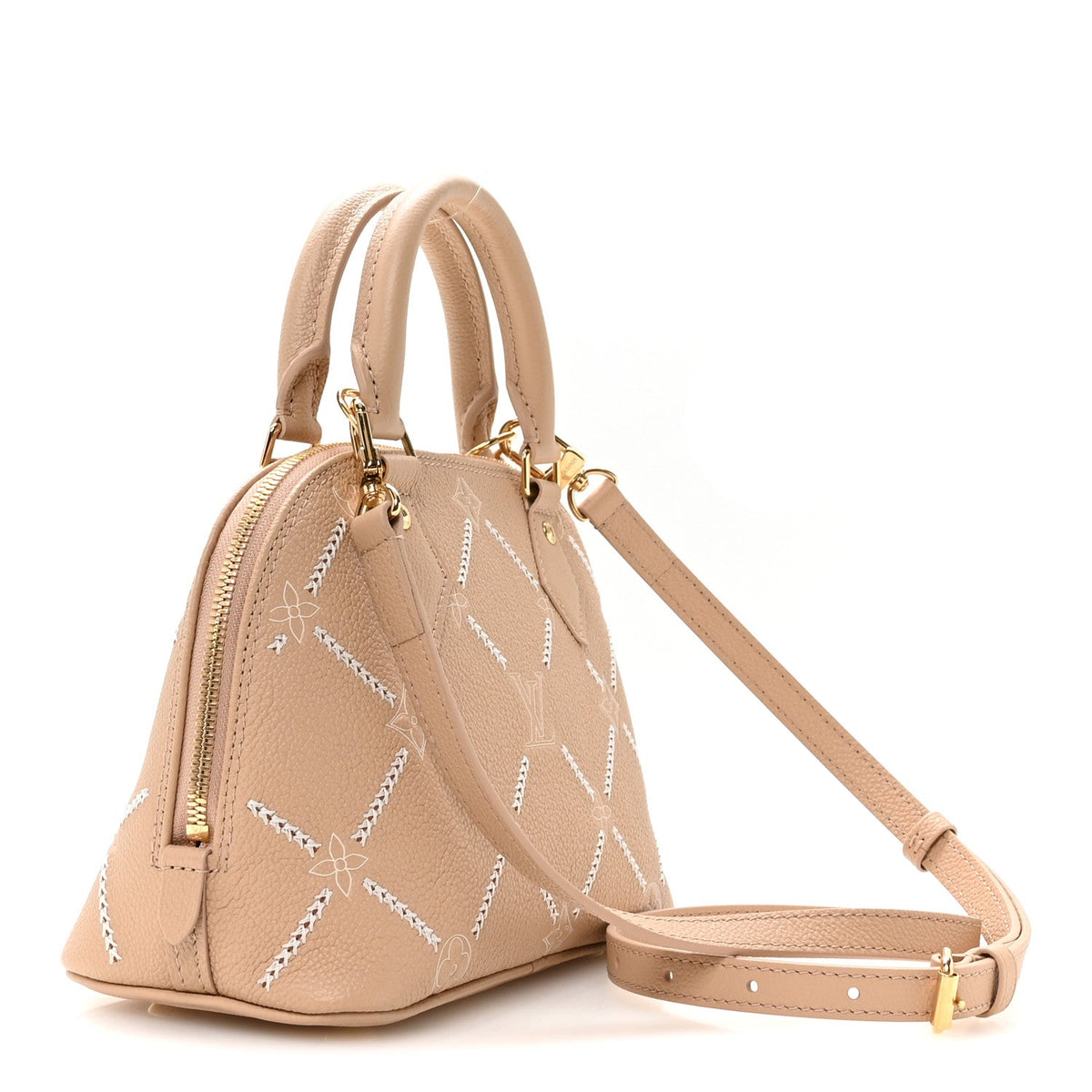 Empreinte Bi-Color Alma Bb Hazelnut Handbag