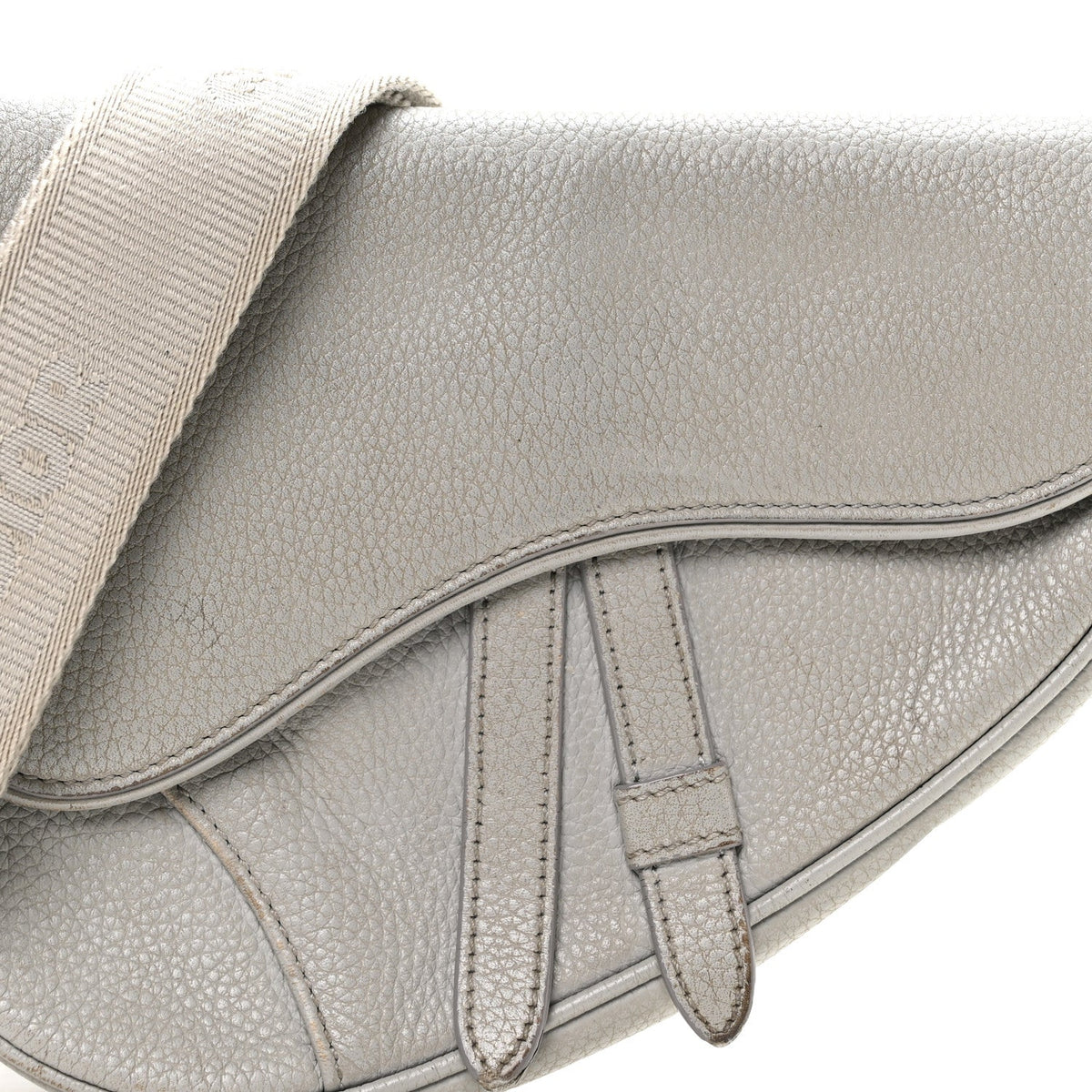 Mini Calfskin Handbag - Gray