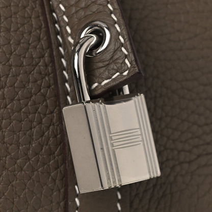 Taurillon Clemence Picotin Lock Mm Etoup Handbag