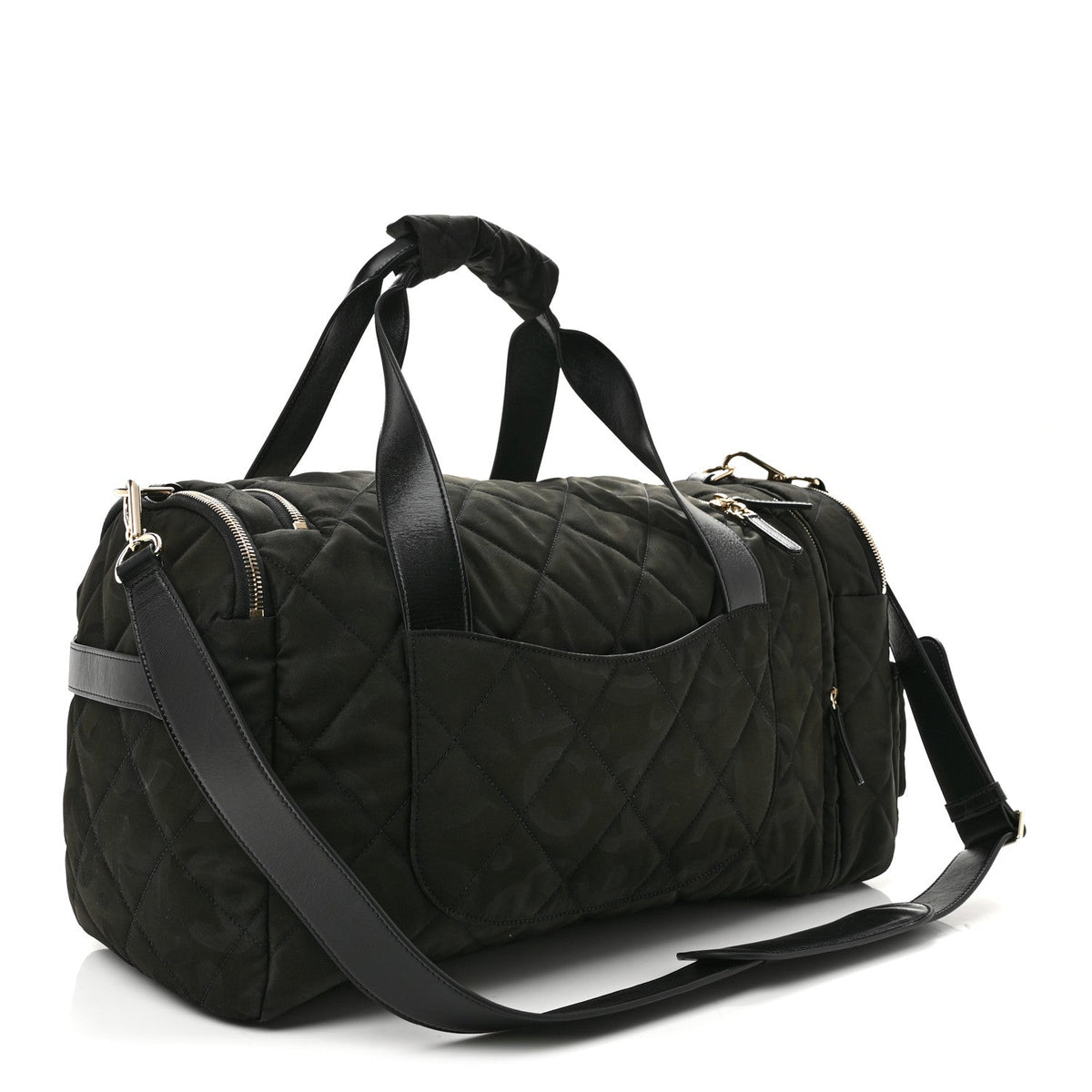 Quilted Calfskin Backpack - Black