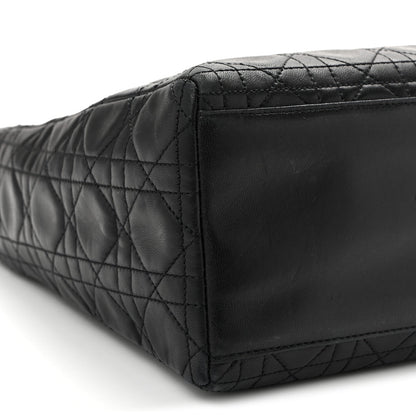 Medium Lambskin Handbag - Black