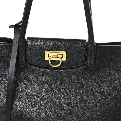 Calfskin Tote Bag - Black