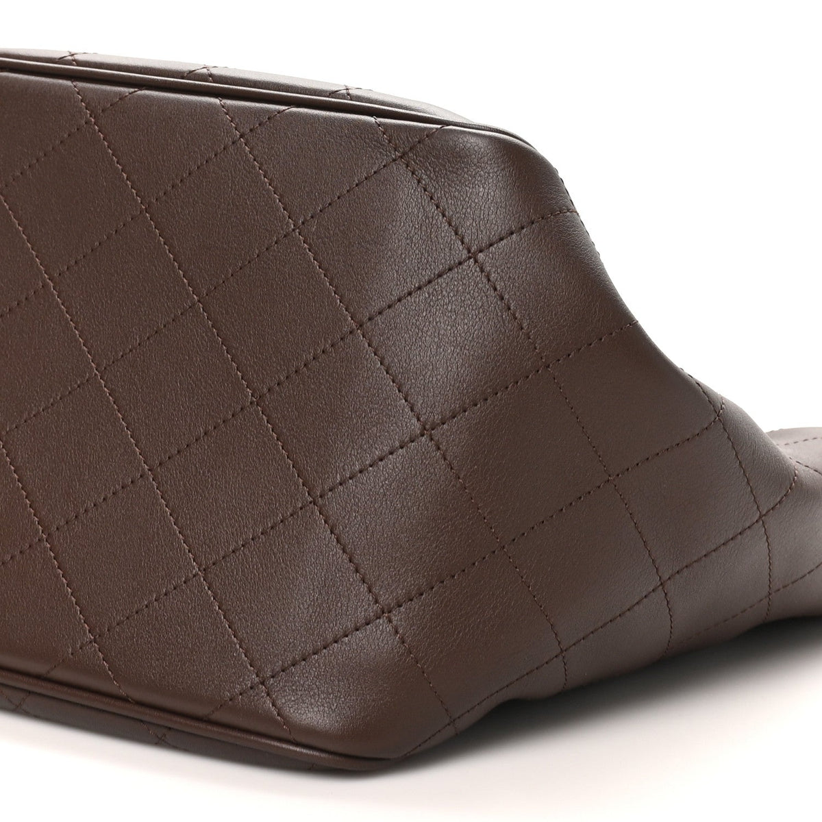 Mini Calfskin Tote Bag - Brown