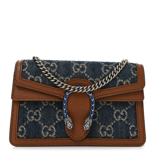 Mini Calfskin Shoulder Bag - Blue