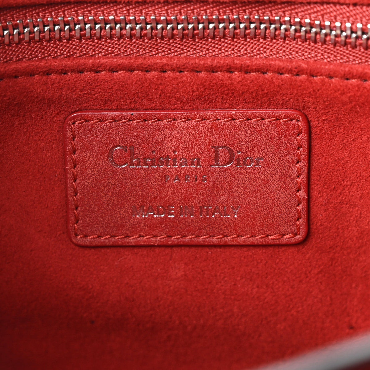 Calfskin Flap Shoulder Bag - Red