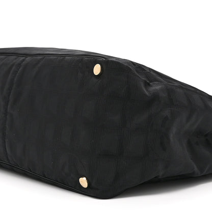 Medium Nylon Tote Bag - Black