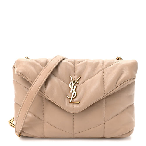 Quilted Lambskin Satchel Bag