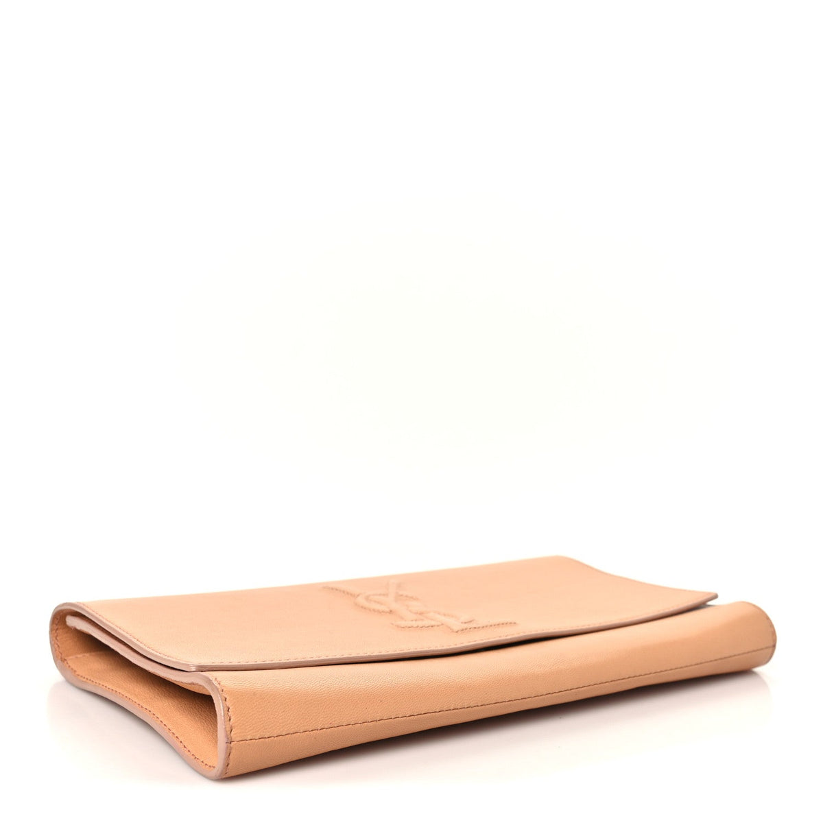 Large Calfskin Clutch Bag - Red