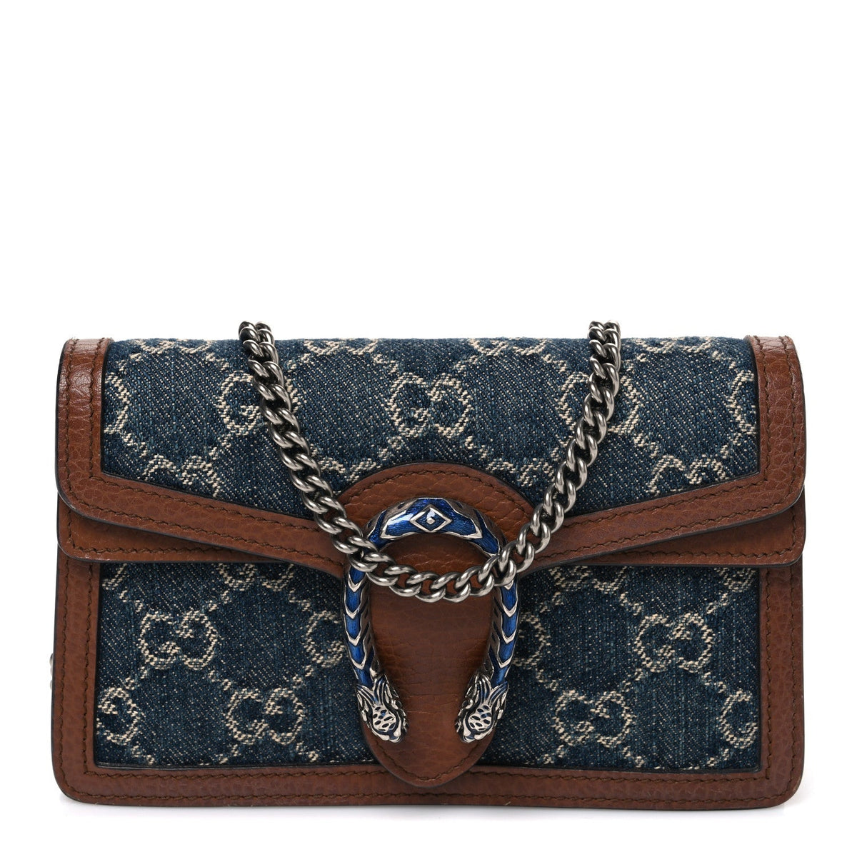 Mini Calfskin Shoulder Bag - Blue