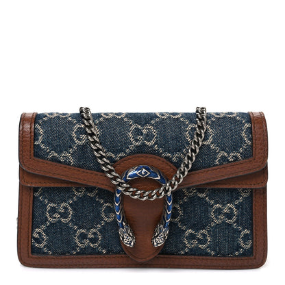 Mini Calfskin Shoulder Bag - Blue