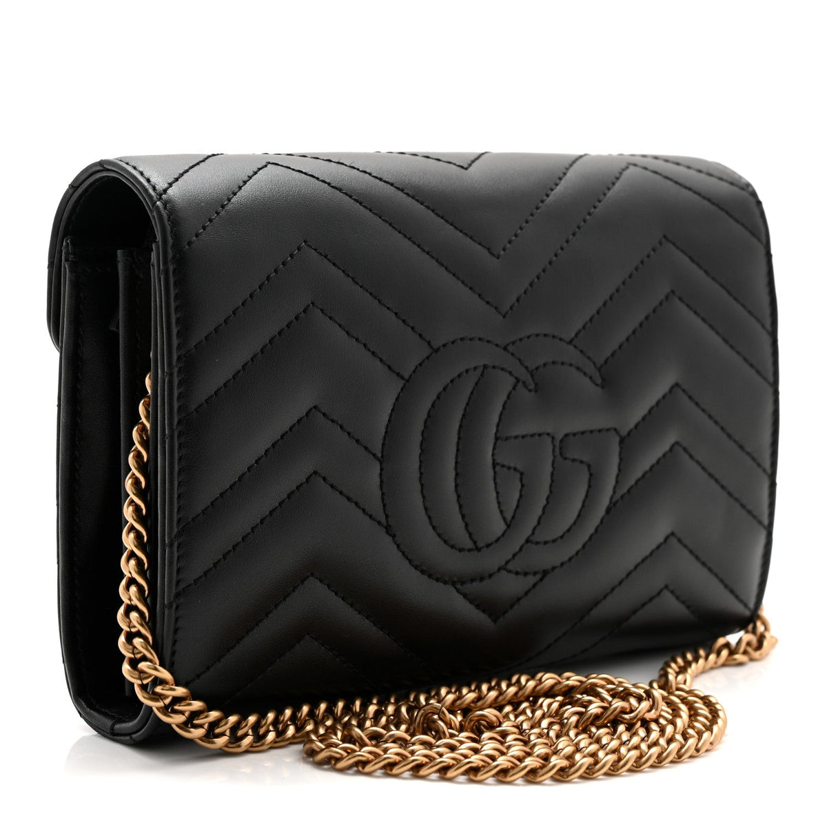 Calfskin Wallet Bag - Black