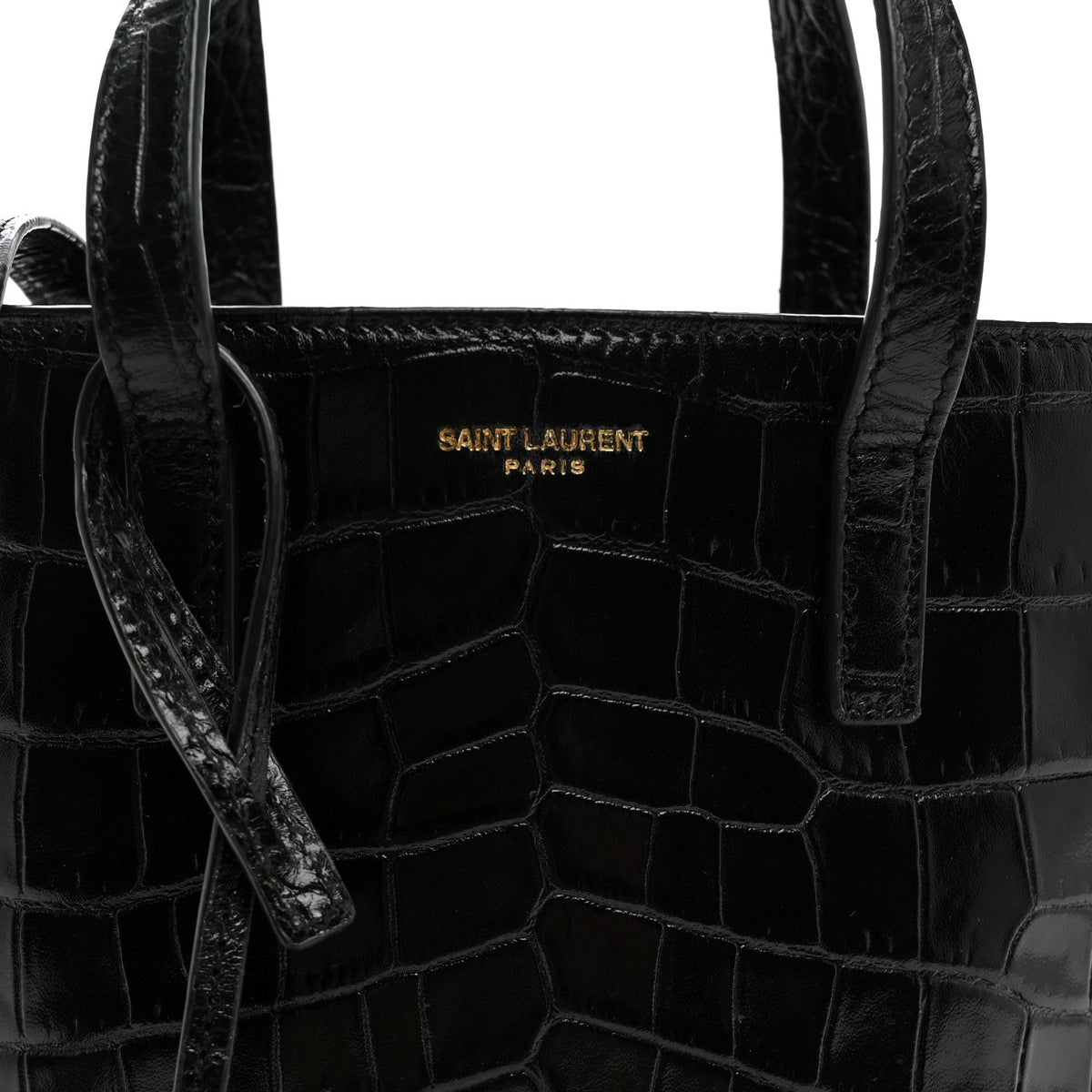 Mini Calfskin Tote Bag - Black