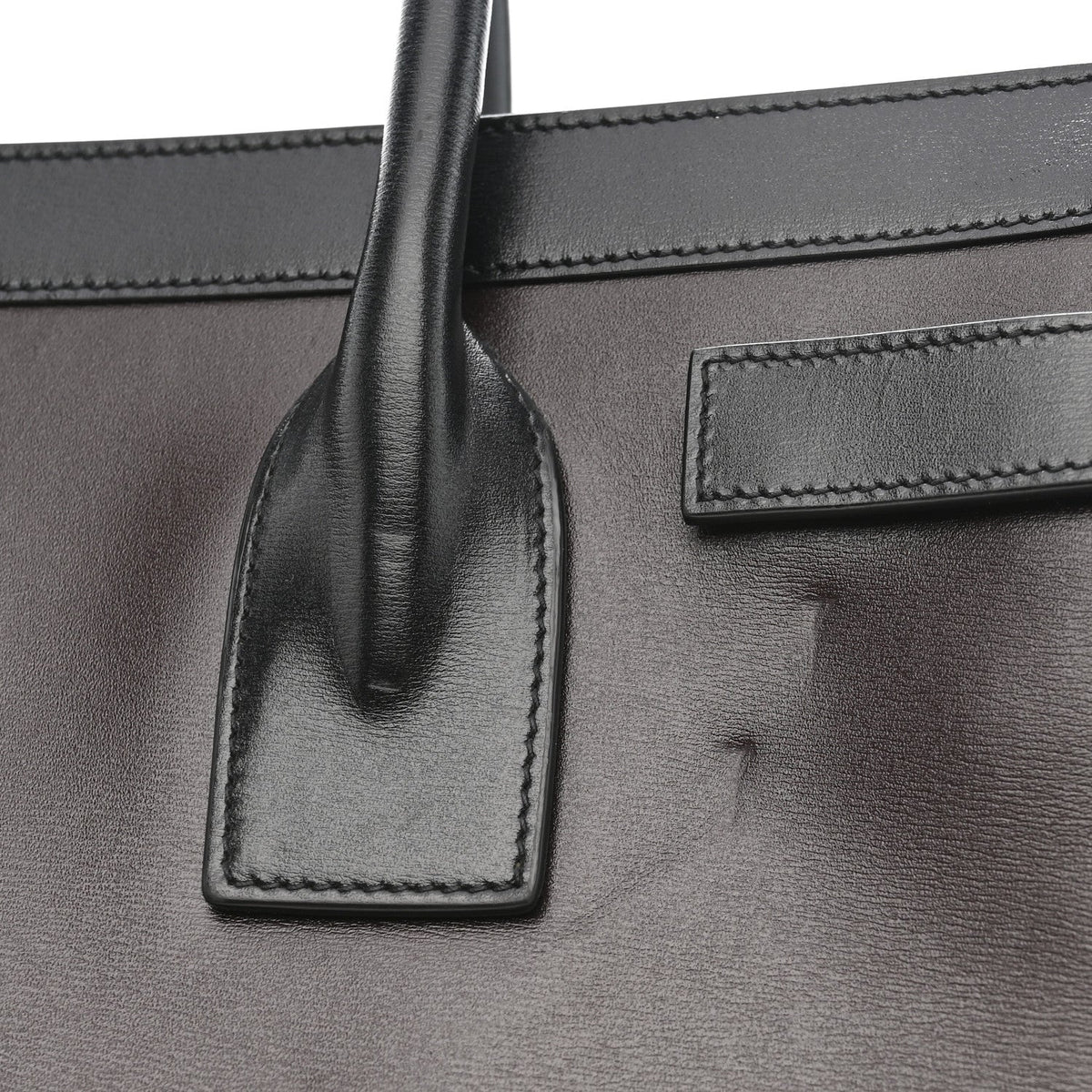 Small Calfskin Handbag - Black