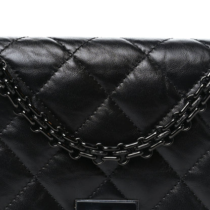 Quilted Calfskin Wallet Bag - Black