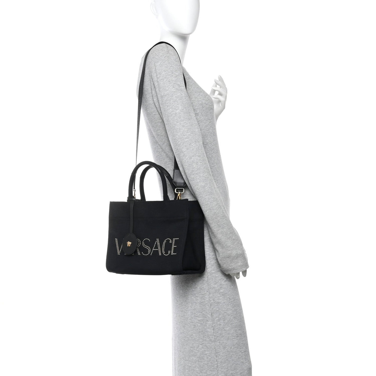 Small Canvas Tote Bag - Black
