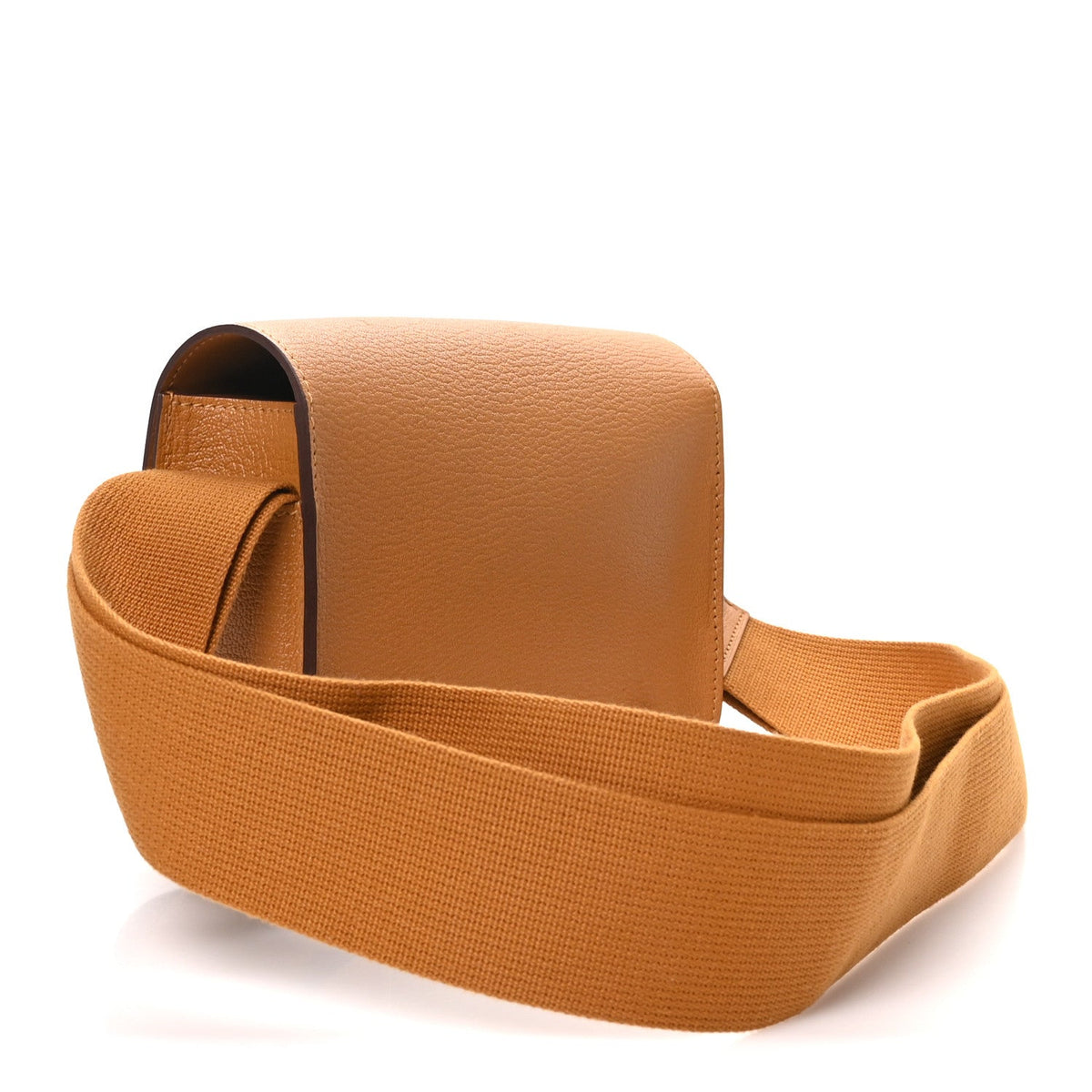 Chevre Mysore Geta Caramel Handbag