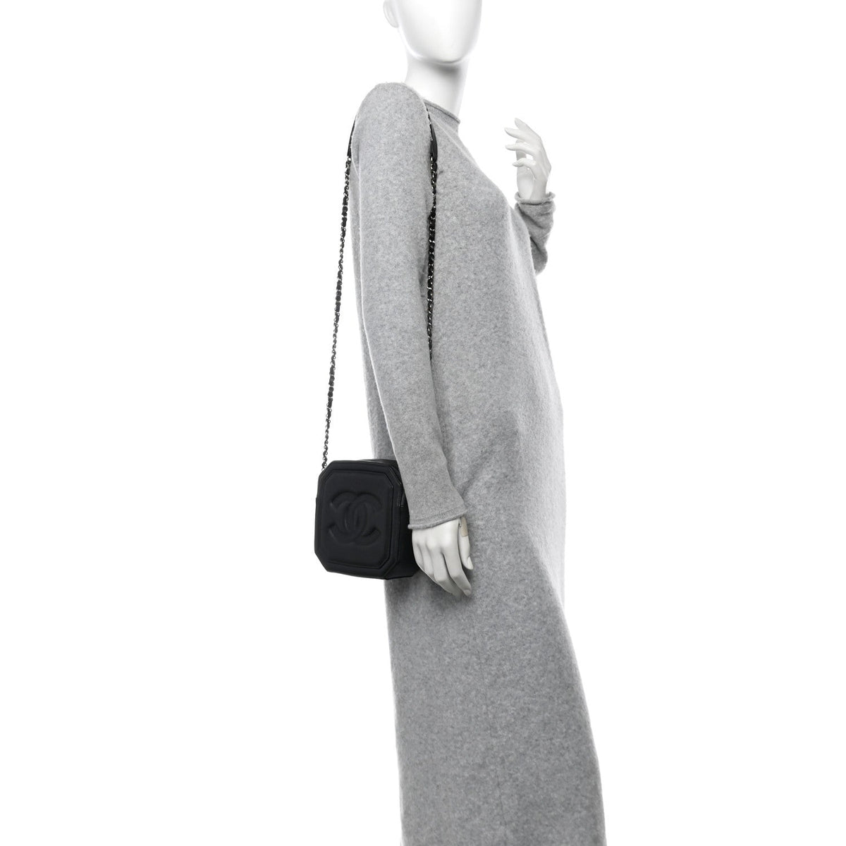 Lambskin Handbag - Black