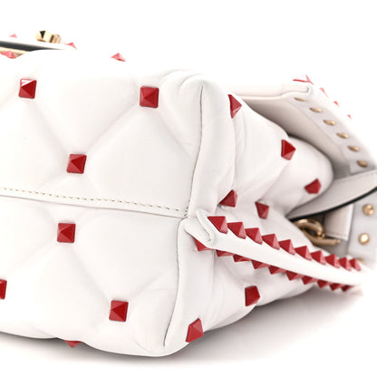 Lambskin Handbag - White