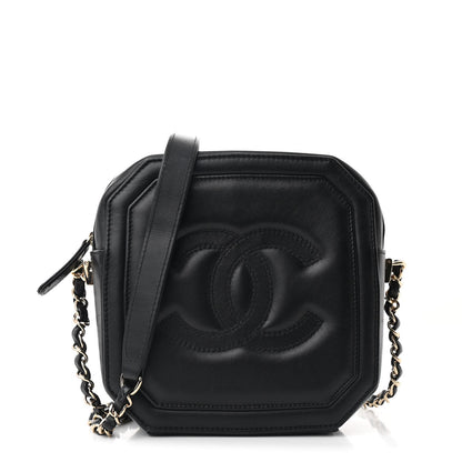 Lambskin Handbag - Black