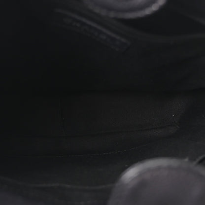 Quilted Caviar Tote Bag - Black