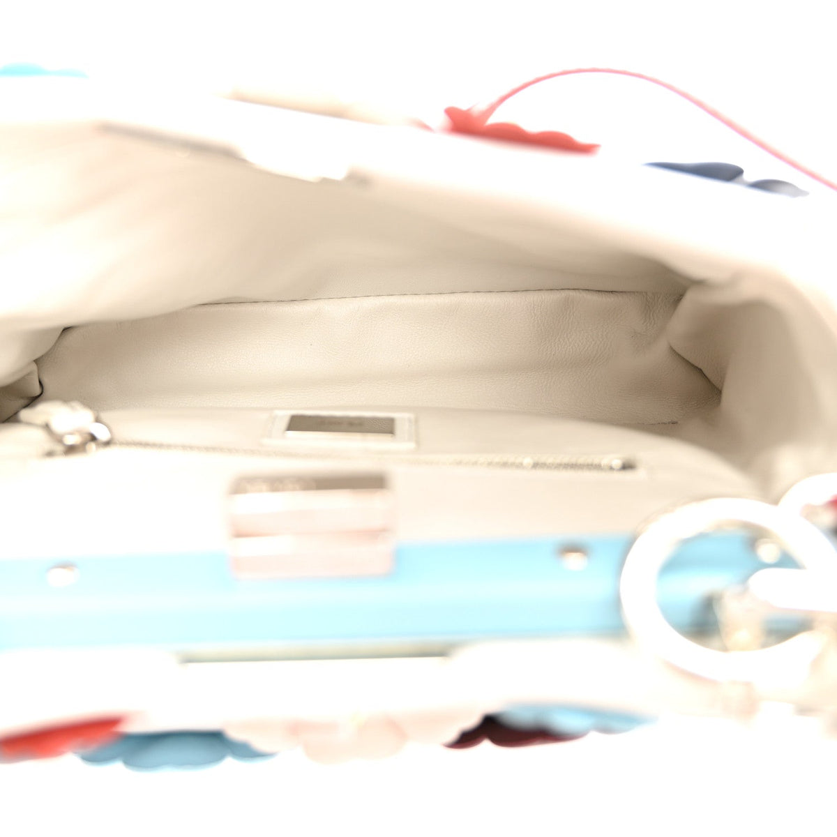 Mini Nappa Satchel Bag - White
