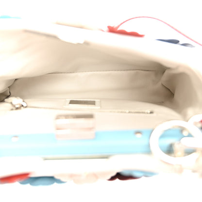 Mini Nappa Satchel Bag - White