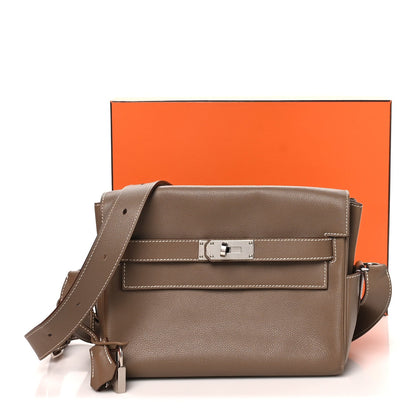 Evercolor Kelly Messenger Pm Etoupe Handbag