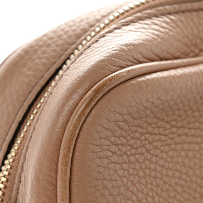 Small Calfskin Handbag - Beige