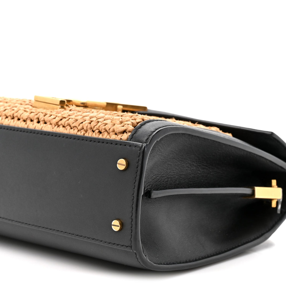 Mini Calfskin Handbag - Black
