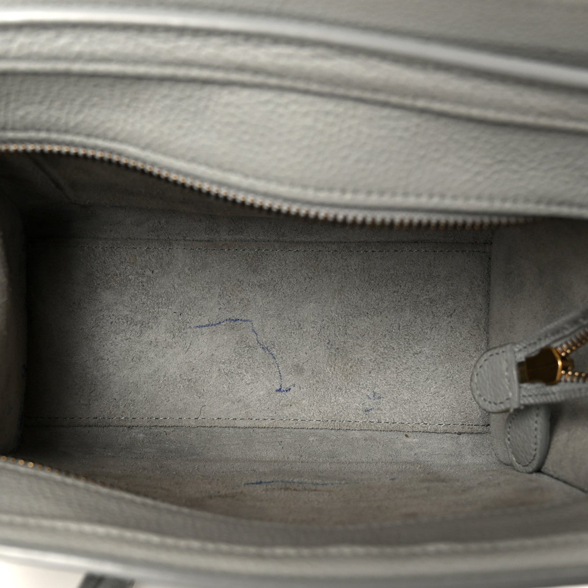 Nano Calfskin Travel Bag - Blue
