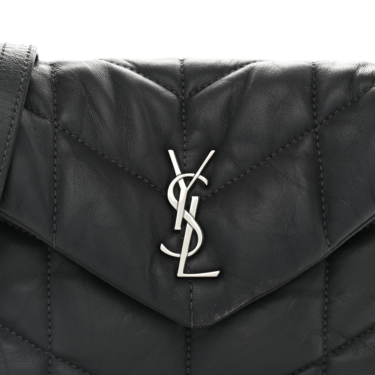 Quilted Lambskin Satchel Bag