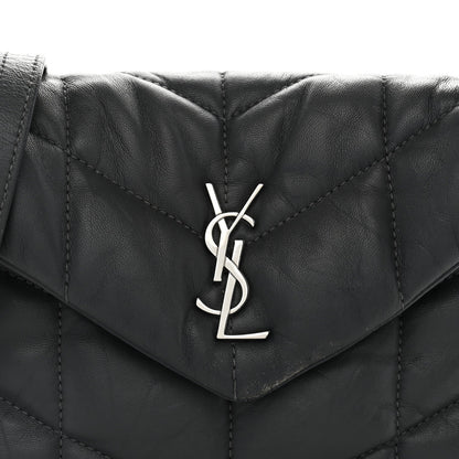 Quilted Lambskin Satchel Bag