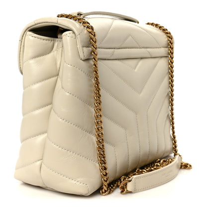 Small Quilted Calfskin Satchel Bag
