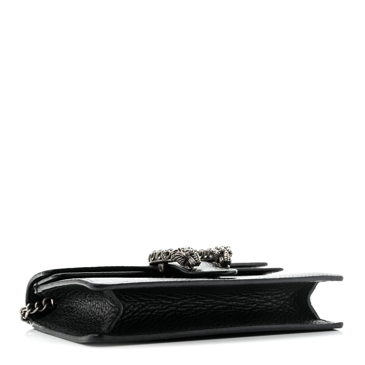 Mini Calfskin Shoulder Bag - Black