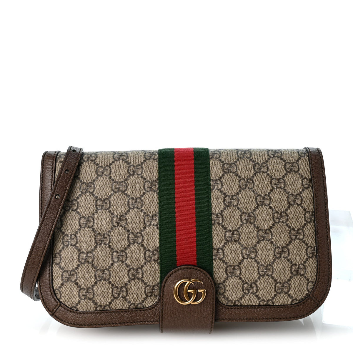 Flap Shoulder Bag - Beige