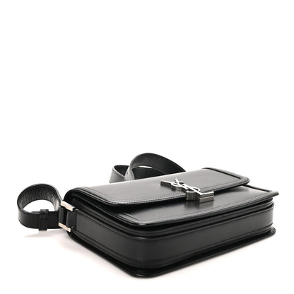 Medium Calfskin Satchel Bag - Black
