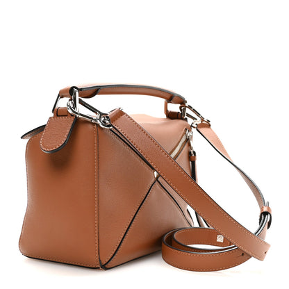 Small Calfskin Handbag - Tan