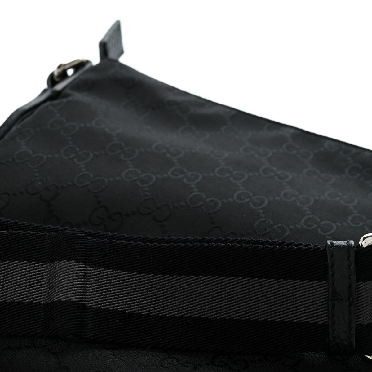 Mini Nylon Handbag - Black