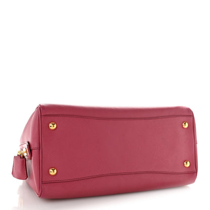 Saffiano Lux Bowler Peonia Handbag