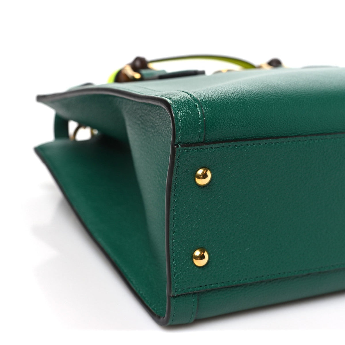 Small Calfskin Tote Bag - Green