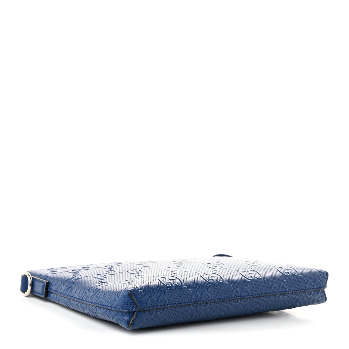 Medium Calfskin Pouch - Blue