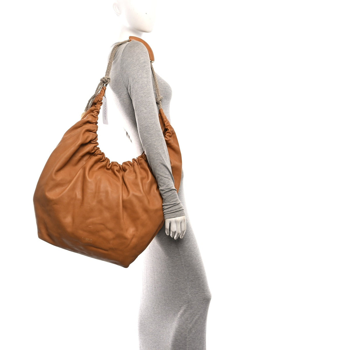 Nappa Handbag - Tan